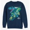 Null Jurassic World Blue Dino Sweatshirt