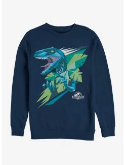 Null Jurassic World Blue Dino Sweatshirt