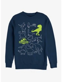 Null Jurassic World Dino Doodle Sweatshirt