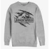 Null Jurassic World Logo Scale Slash Sweatshirt