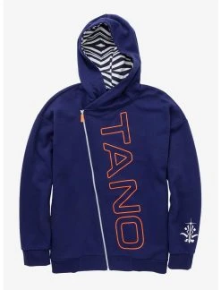 OURUNVRS Our Universe Star Wars Ahsoka Tano Asymmetrical Zip Hoodie Her Universe Exclusive