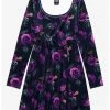 HUNIVERS Disney Villains Floral Icons Dress
