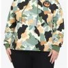 HUNIVERS Her Universe Star Wars Camo Semi-Crop Hoodie Plus Size Her Universe Exclusive
