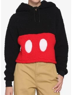 HUNIVERS Disney Mickey Mouse Sherpa Hoodie