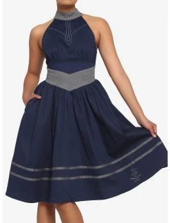 HUNIVERS Her Universe Star Wars Ahsoka Tano Halter Dress