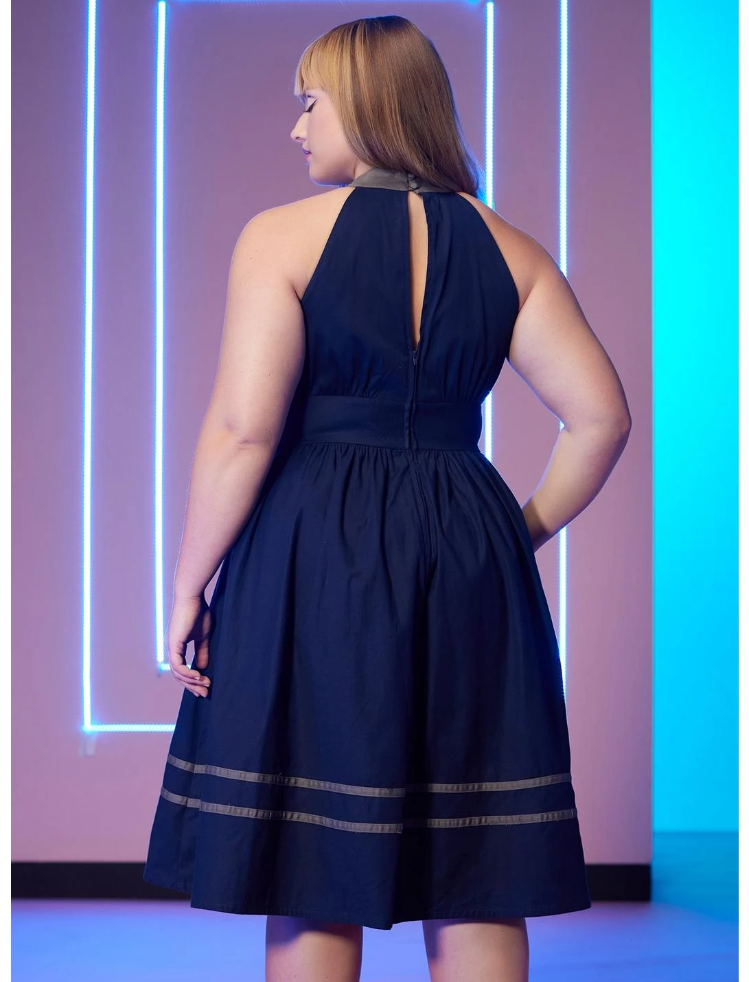 HUNIVERS Her Universe Star Wars Ahsoka Tano Halter Dress Plus Size - Image 3