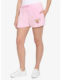 HUNIVERS Care Bears Tenderheart Bear Fuzzy Lounge Shorts