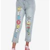 HUNIVERS Keroppi Name Mom Jeans