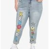 HUNIVERS Keroppi Name Mom Jeans Plus Size