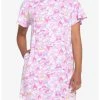 HUNIVERS Hello Kitty And Friends Pastel Collage Button-Up Dress
