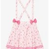 HUNIVERS Hello Kitty Puffy Bow Suspender Skirt Plus Size