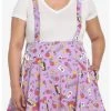 HUNIVERS Disney Beauty And The Beast Roses Suspender Skirt Plus Size