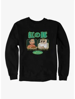 Null Studio Ghibli Porco Rosso Eat First Sweatshirt