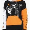 HUNIVERS The Nightmare Before Christmas Color-Block Hoodie