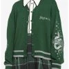 HUNIVERS Harry Potter Slytherin Skimmer Cardigan
