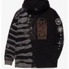 OURUNVRS The Mummy Hieroglyphic Split Wash Hoodie
