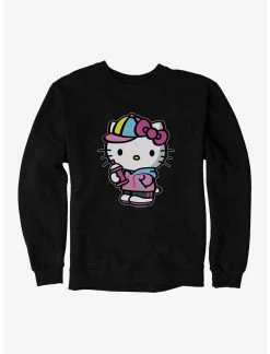 Null Hello Kitty Spray Can Front Sweatshirt