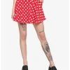 HUNIVERS Red & White Polka Dot Skirt