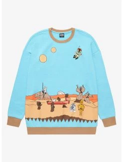 OURUNVRS Star Wars Tatooine Group Scene Crewneck