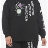 HUNIVERS Her Universe Disney The Haunted Mansion Madame Leota Crop Sweatshirt Plus Size