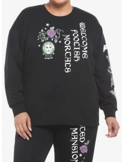 HUNIVERS Her Universe Disney The Haunted Mansion Madame Leota Crop Sweatshirt Plus Size