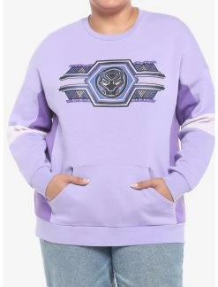 HUNIVERS Her Universe Marvel Black Panther: Wakanda Forever Color-Block Sweatshirt Plus Size