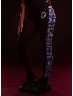 HUNIVERS Her Universe Marvel Black Panther: Wakanda Forever Geometric Stripe Leggings