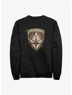 Null Marvel I Am Groot Guardians Badge Sweatshirt