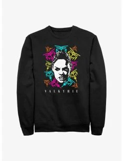 Null Marvel Thor: Love And Thunder Valkyrie Logos Sweatshirt