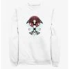 Null Marvel Thor: Love And Thunder Blue Splatter Sweatshirt