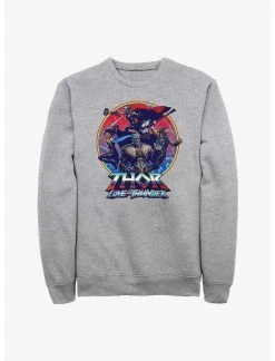 Null Marvel Thor: Love And Thunder Group Emblem Sweatshirt