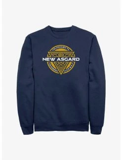 Null Marvel Thor: Love And Thunder Velkomnen Til New Asgard Badge Sweatshirt