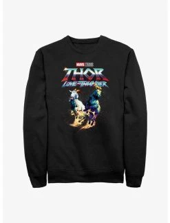 Null Marvel Thor: Love And Thunder Rainbow Goats Sweatshirt