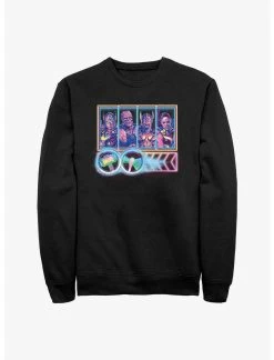 Null Marvel Thor: Love And Thunder Neon Character Select Sweatshirt