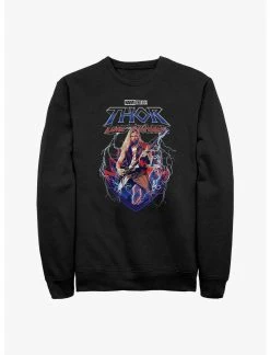 Null Marvel Thor: Love And Thunder Rock On Sweatshirt