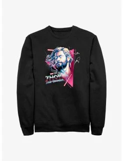 Null Marvel Thor: Love And Thunder Retro God Sweatshirt