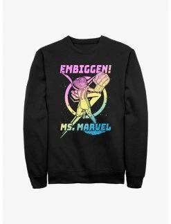 Null Marvel Ms. Marvel Gradient Marvel Sweatshirt