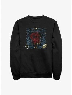 Null Marvel Ms. Marvel Line Drawing Sweatshirt