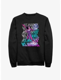 Null Marvel Ms. Marvel Wave Sweatshirt