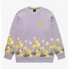 HUNIVERS Disney Tangled Rapunzel Embroidered Sweatshirt