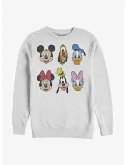 Null Disney Mickey Mouse Group Stack Sweatshirt