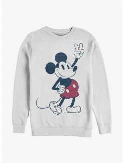 Null Disney Mickey Mouse Plaid Mickey Sweatshirt