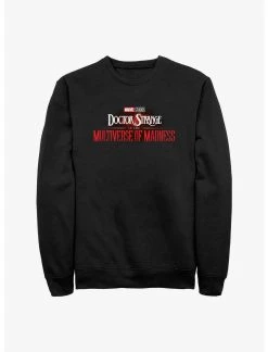 Null Marvel Doctor Strange In The Multiverse Of Madness Rendered Logo Sweatshirt