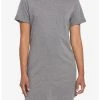 HUNIVERS Heather Grey T-Shirt Dress