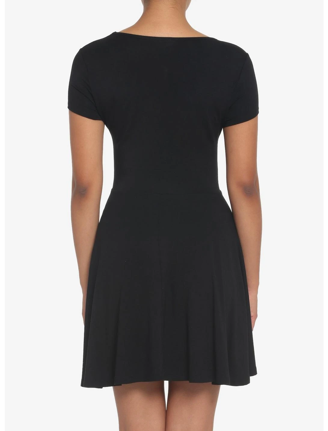 HUNIVERS Black Skater Dress - Image 3