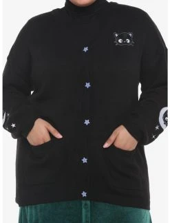 HUNIVERS Chococat Embroidered Cardigan Plus Size