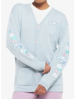 HUNIVERS Cinnamoroll Embroidered Oversized Cardigan
