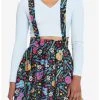 HUNIVERS Disney Pixar Coco Sugar Skull & Guitar Velvet Suspender Skirt