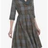 HUNIVERS Her Universe Outlander Tartan Plaid Swing Dress