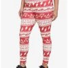 HUNIVERS Harry Potter Icon Holiday Fair Isle Leggings